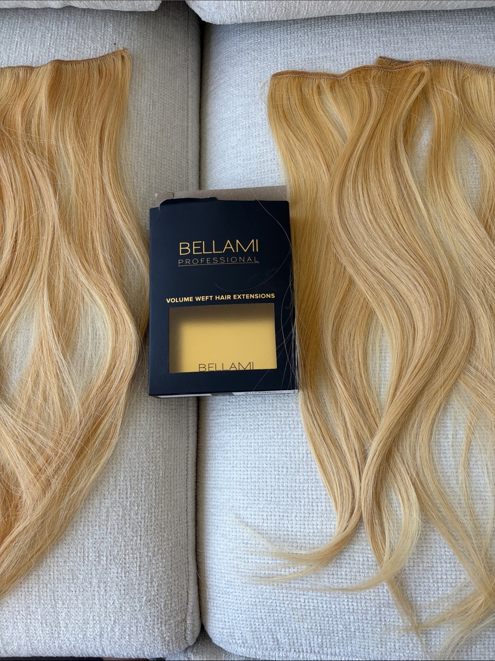 BELLAMI Blonde Volume Weft Hair Extensions